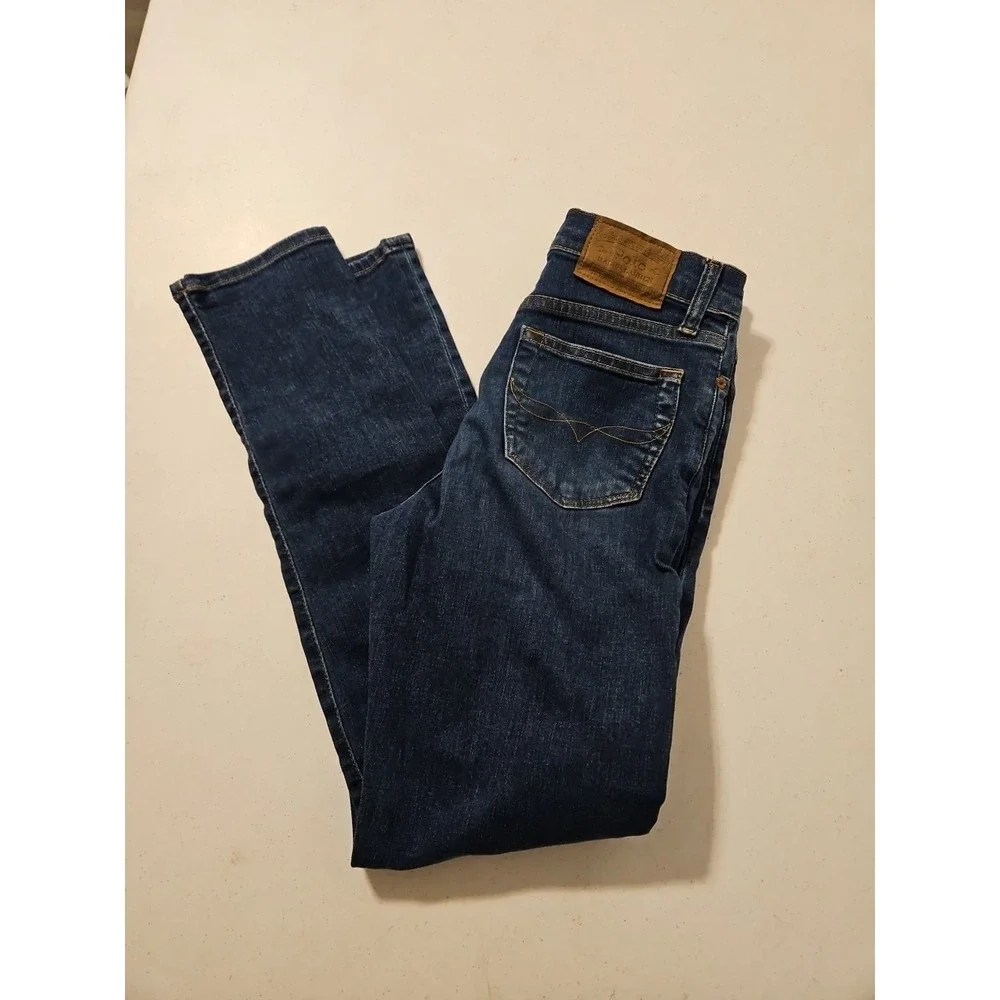 Polo Ralph Lauren Jeans Youth Size 14 Blue 'The Sullivan Slim' Distressed (A1031